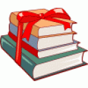 books with ribbon